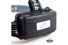 Фонарь налобный "СИБИРСКИЙ СЛЕДОПЫТ-Стильб", 1 LED + 4 COB, zoom, аккум. 220В